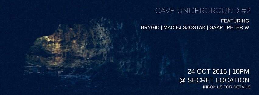 Cave Underground - フライヤー表