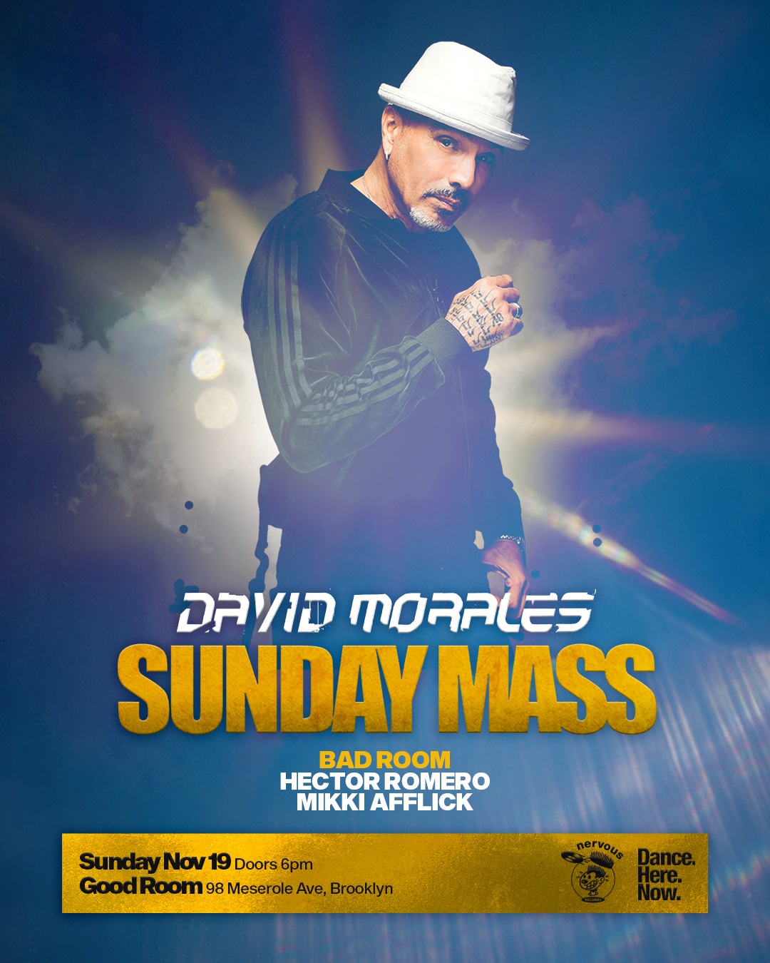 David Morales' Sunday Mass - フライヤー裏