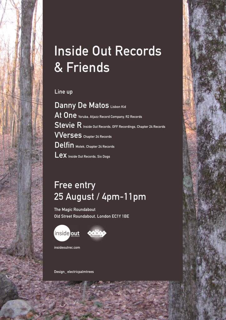 Inside Out Records & Friends / End of Summer Free Open-Air Party - フライヤー表
