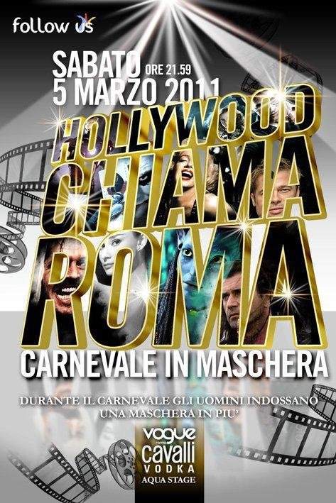 Holliwood Chiama Roma - フライヤー表