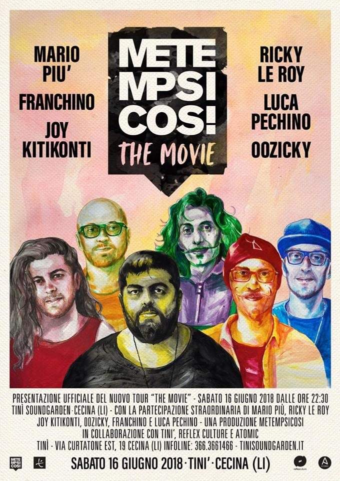Tinì presents Metempsicosi The Movie Tour - フライヤー裏