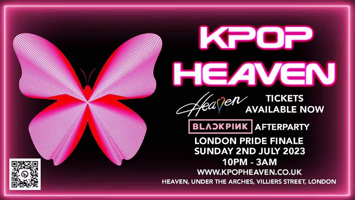 KPOP Heaven Blackpink Afterparty & LONDON PRIDE CLOSING PARTY - Página frontal