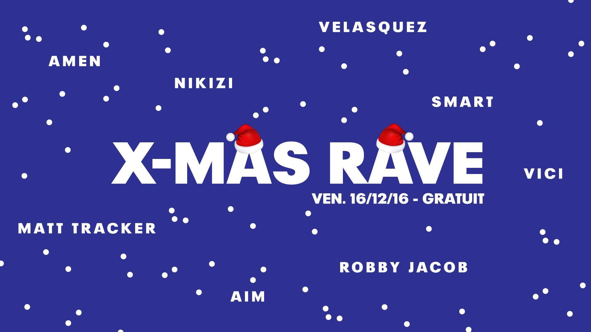 X-MAS RAVE [Gratuit] - Soirée de Noël du Drak Art - Página frontal