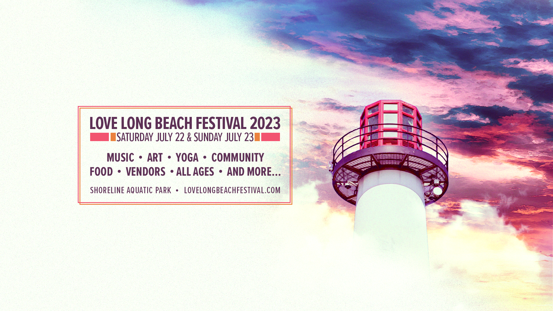 Love Long Beach Festival 2023 - フライヤー表