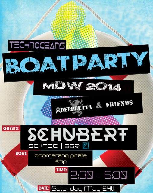 Technoceans Boat Party with Schubert & Deepcutta - Página frontal