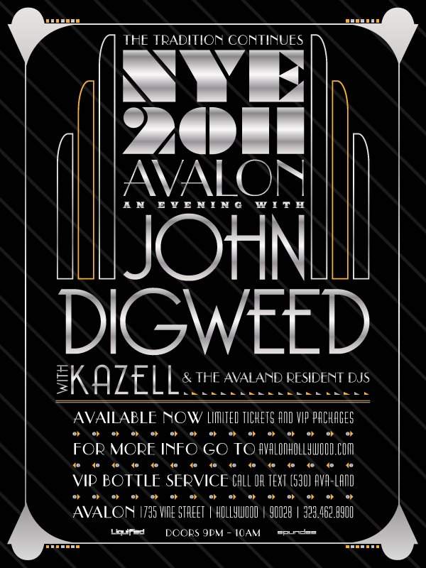 Avaland presents John Digweed - Página frontal