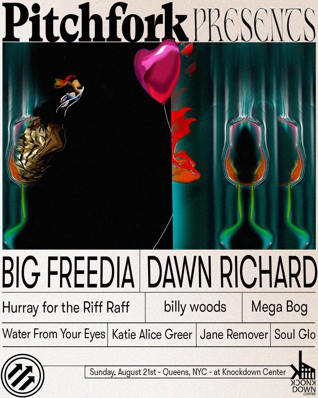Pitchfork presents: Big Freedia, Dawn Richard, Hurray for the Riff Raff, Billy Woods + more - Página frontal