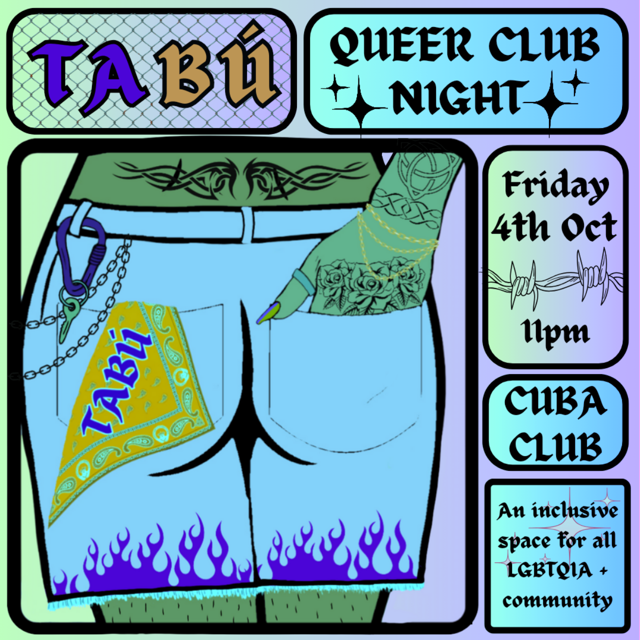 TABÚ Queer Club Night at Cuba Galway, Galway · Tickets