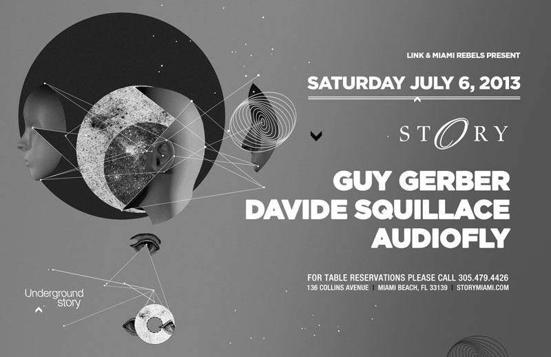 Guy Gerber, Davide Squillace, & Audiofly presented by LinkMiamiRebels - Página frontal