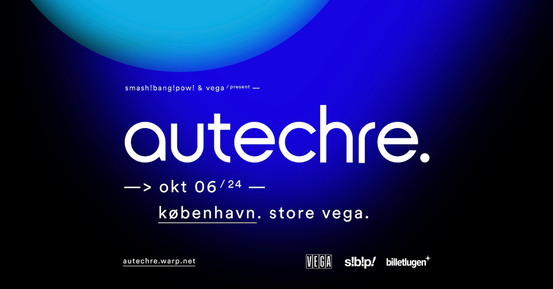 Autechre (UK) in Store Vega at VEGA, Copenhagen