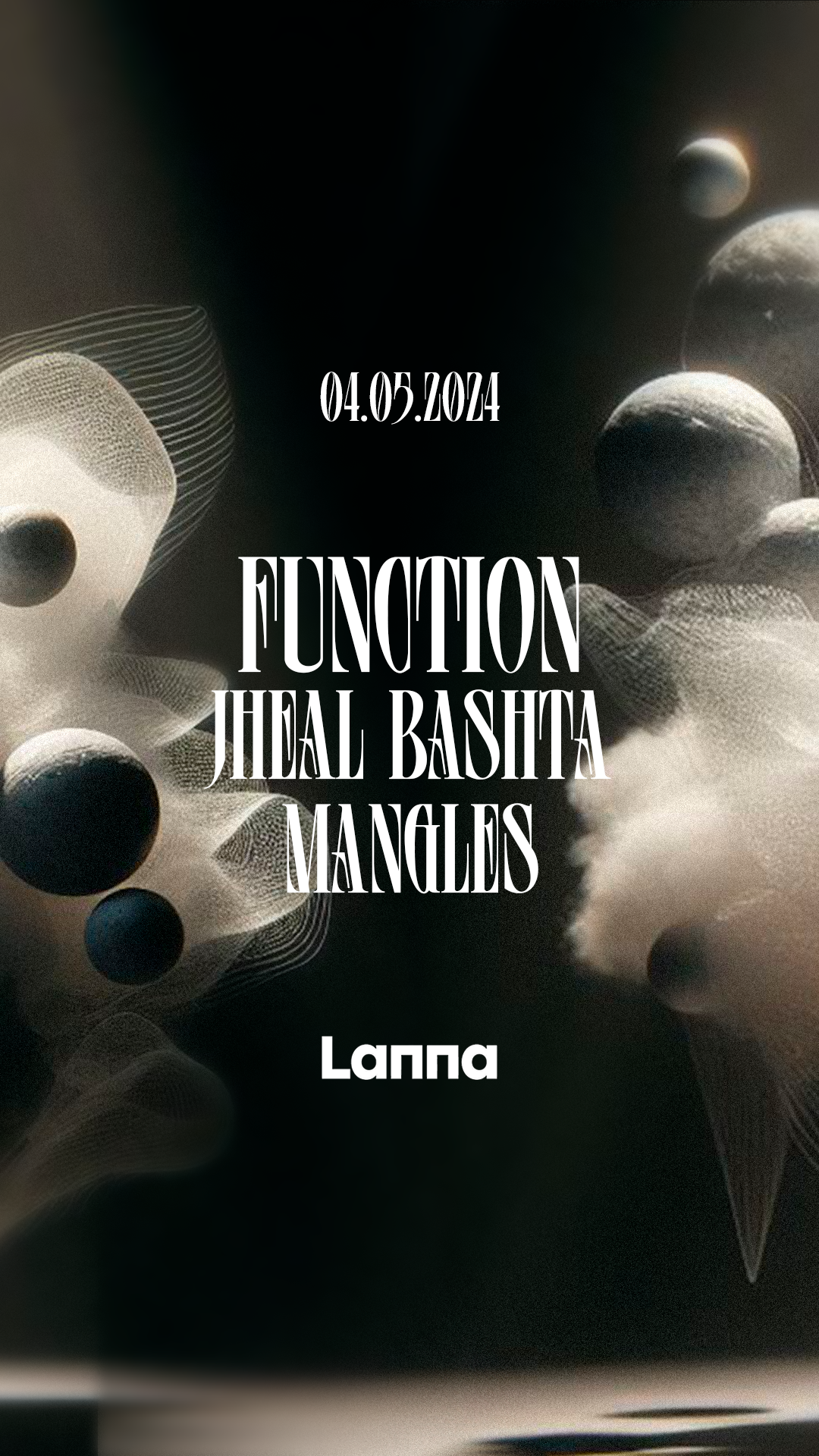 Lanna Club presenta Function, Manglés, Jheal Bashta - フライヤー表