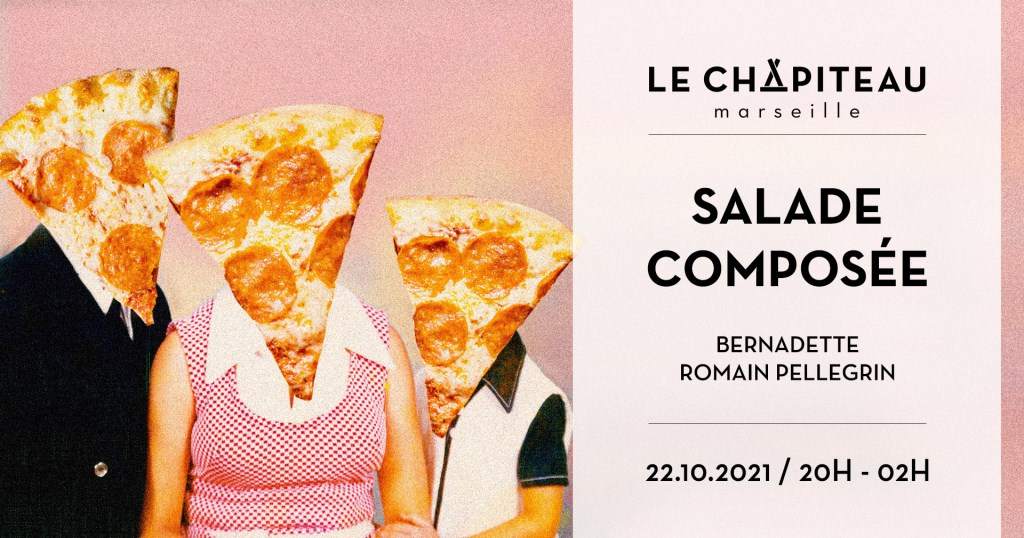 Salade Composée with Bernadette & Romain Pellegrin - フライヤー表