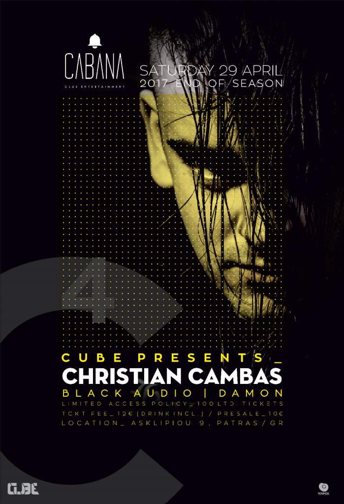 Cube with Christian Cambas  - フライヤー表