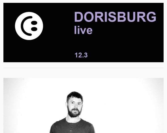 Dorisburg Live - Página frontal