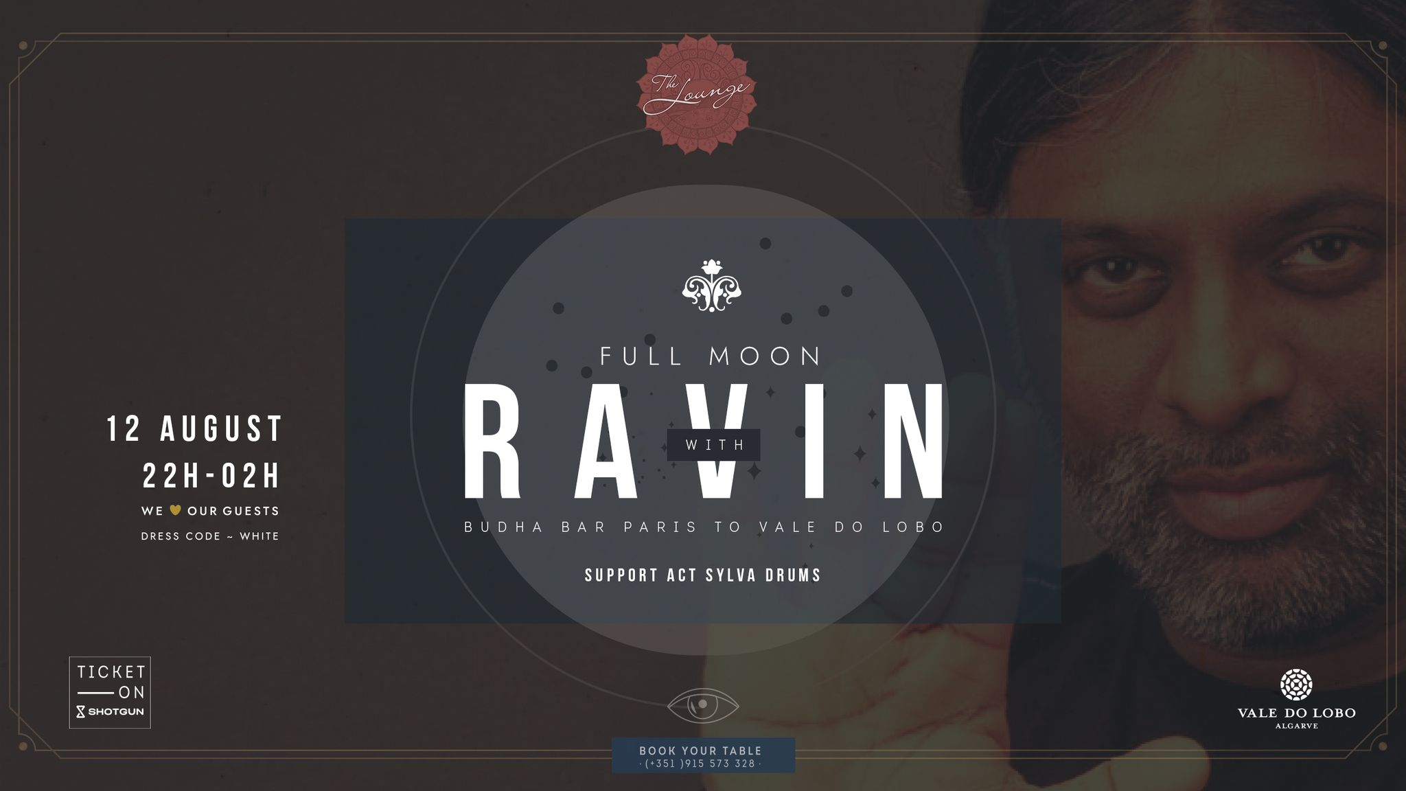 THE LOUNGE INVITES RAVIN BUDHA BAR PARIS - フライヤー表