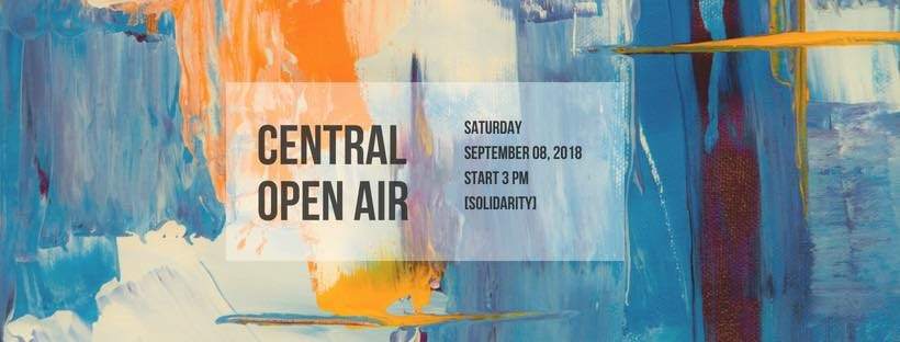 Central Open AIR [Solidarity] - フライヤー表