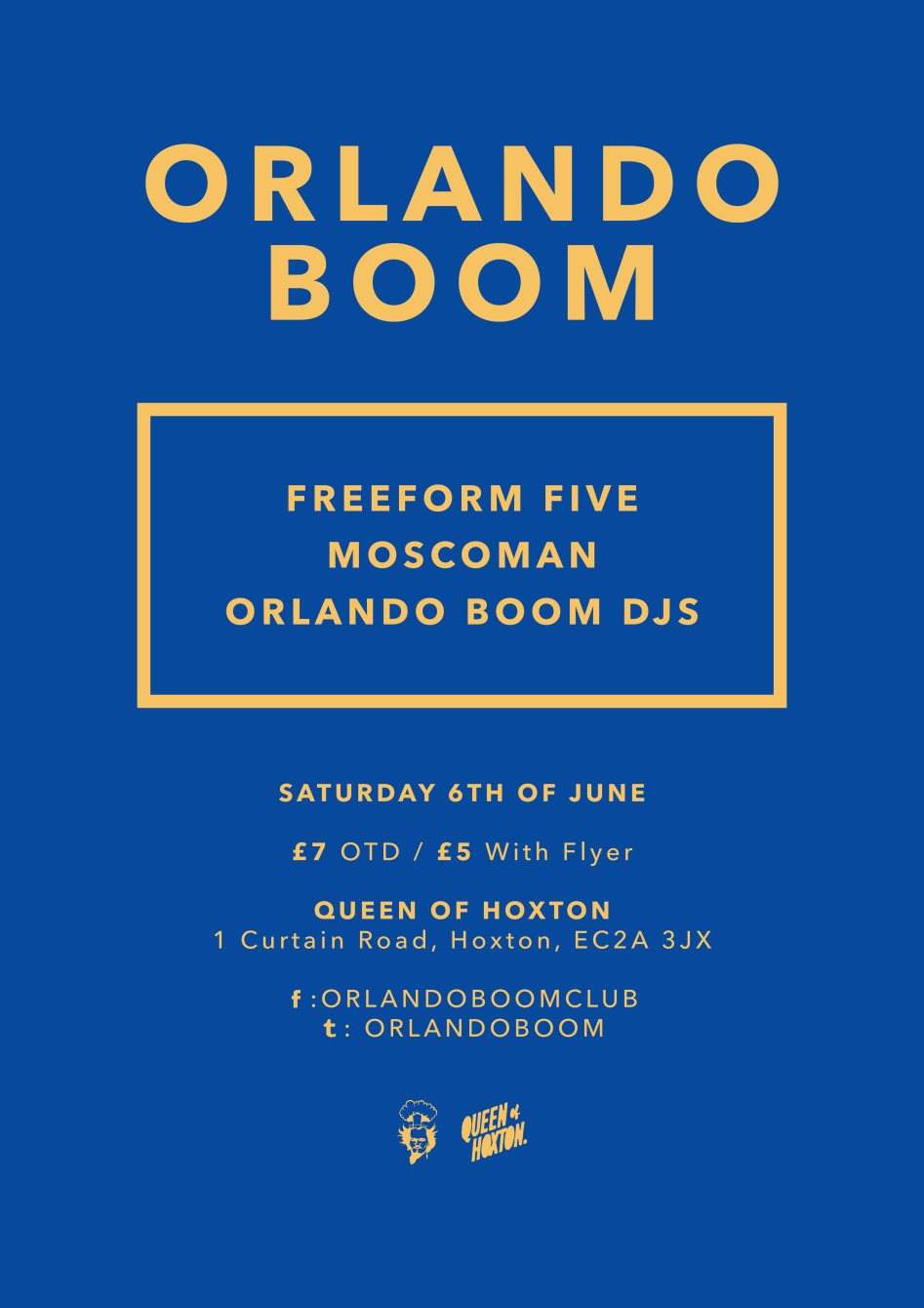 Orlando Boom with Freeform Five - Página frontal