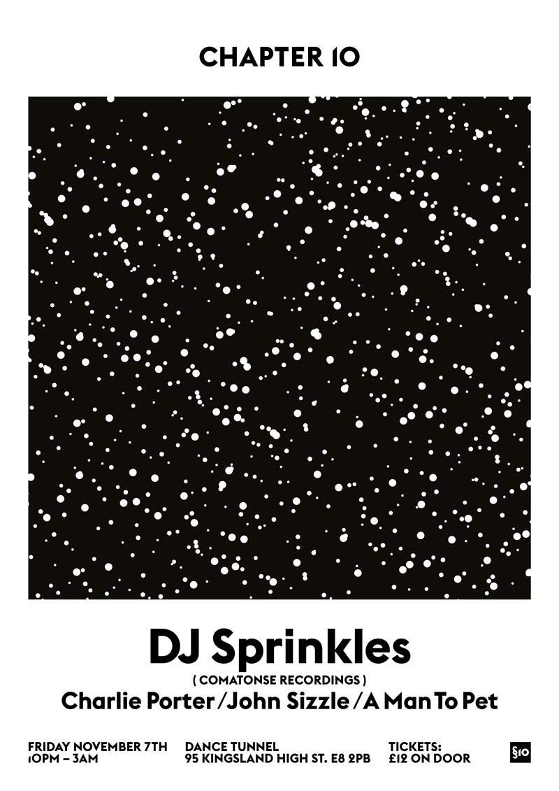 Chapter 10 Basement: DJ Sprinkles - フライヤー表