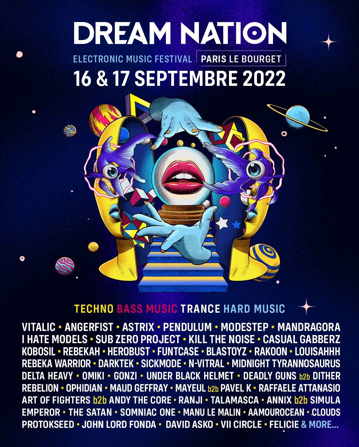 September 16th & 17th 2022 - Dream Nation FestIVAL - OPEN AIR - PARIS LE BOURGET, FRANCE - Página frontal