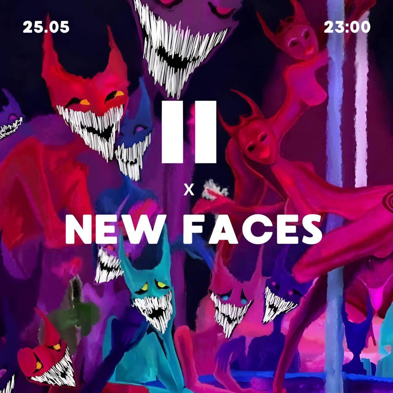 NEW FACES - フライヤー表