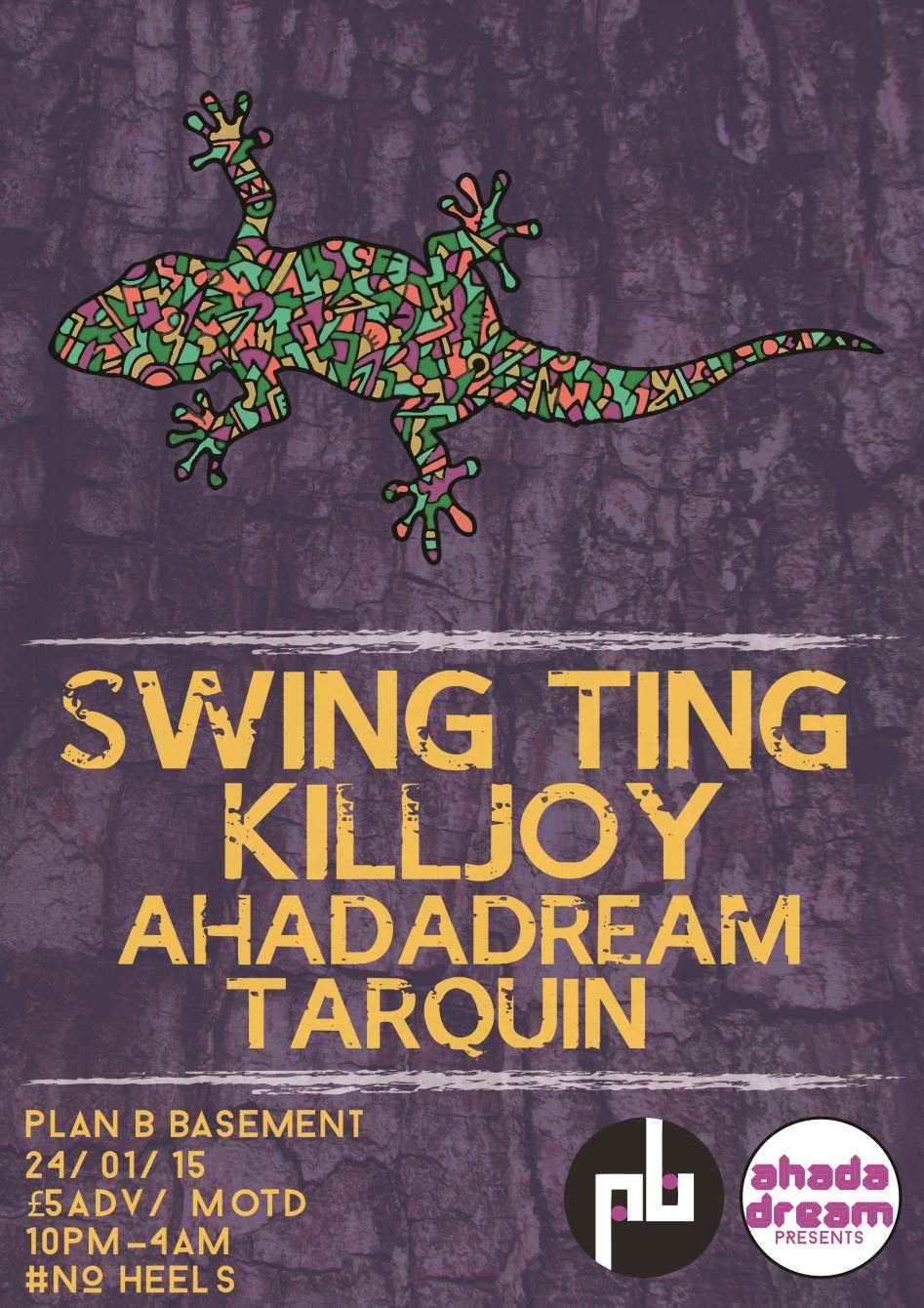 Ahadadream presents...2nd Birthday with Swing Ting and Killjoy - Página frontal
