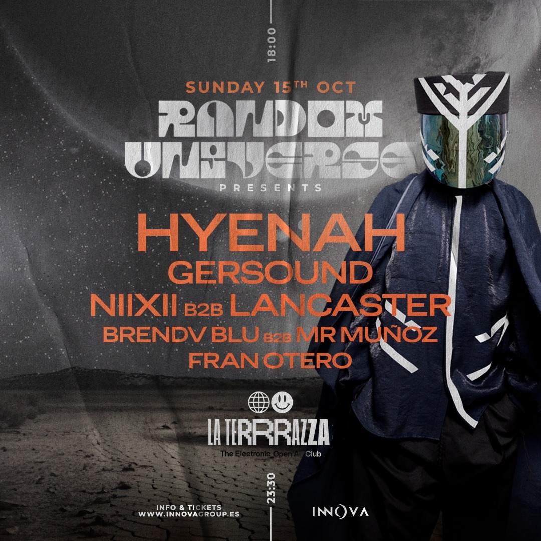 [CANCELLED] Random Universe Open Air Festival pres. Hyenah, Gersound  [SUNSET PARTY] - フライヤー表