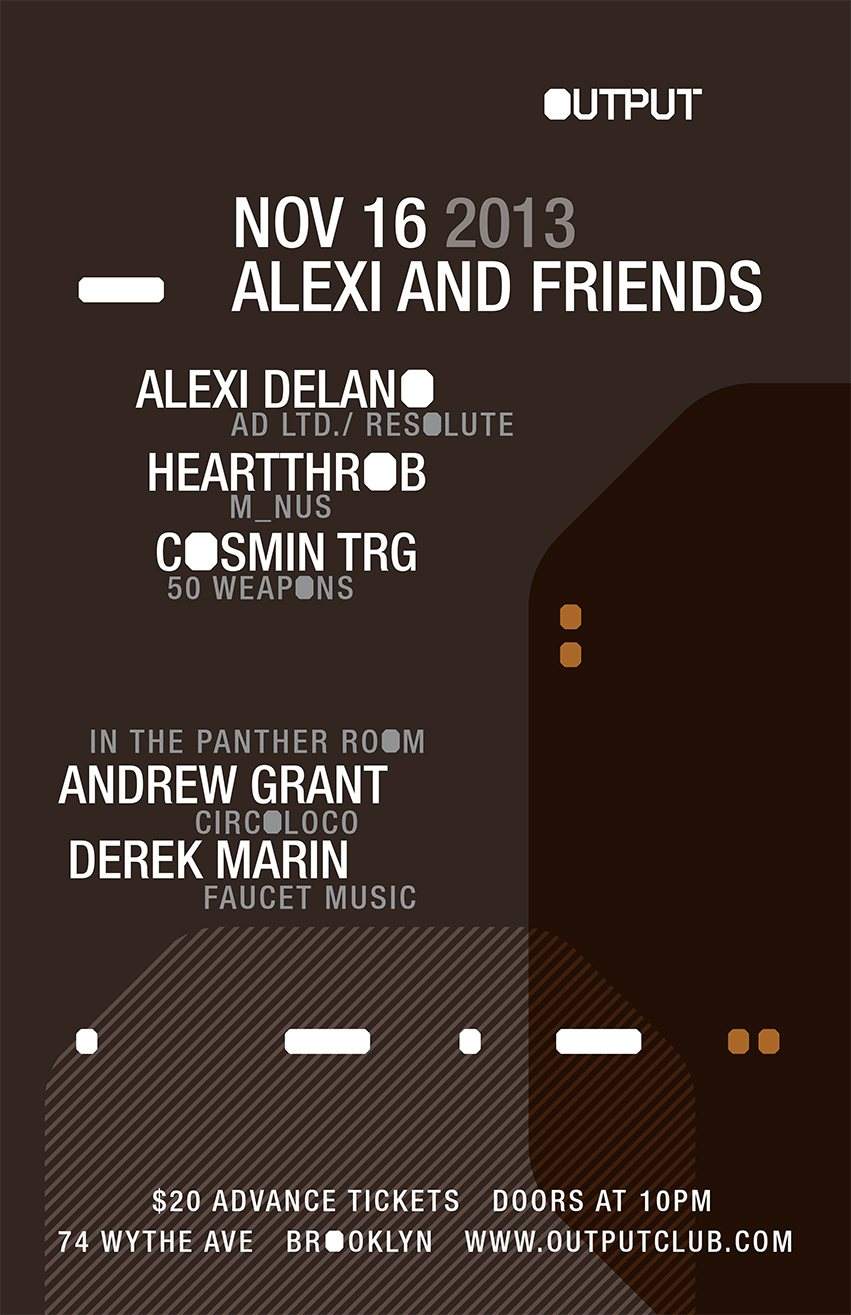 Alexi and Friends with Alexi Delano, Heartthrob, Cosmin TRG With Andrew Grant, Derek Marin - Página frontal