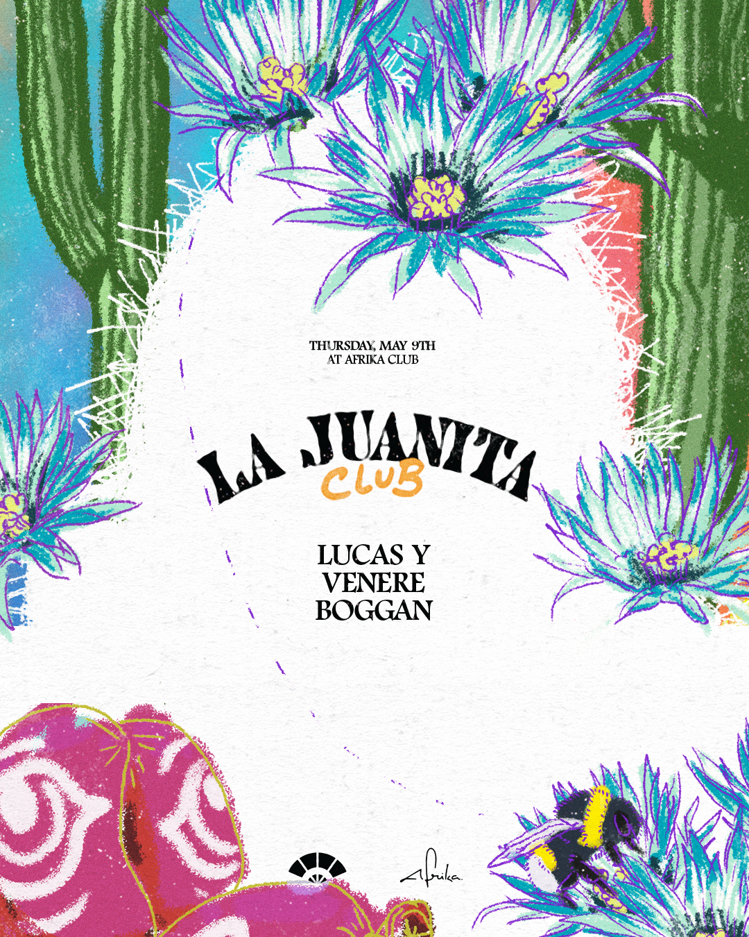 La Juanita Club @ Afrika feat. Lucas Y - フライヤー表