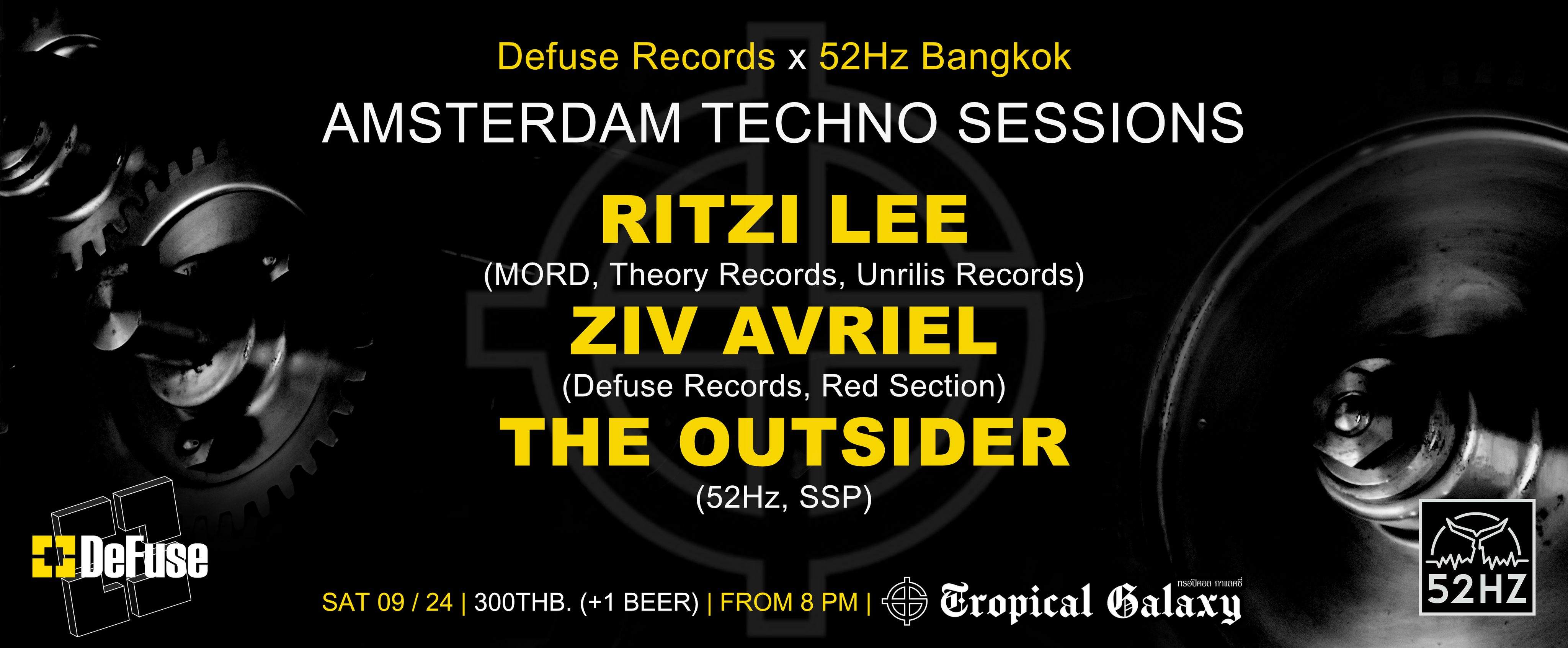 Amsterdam Techno Sessions w/ Ritzi Lee - フライヤー表