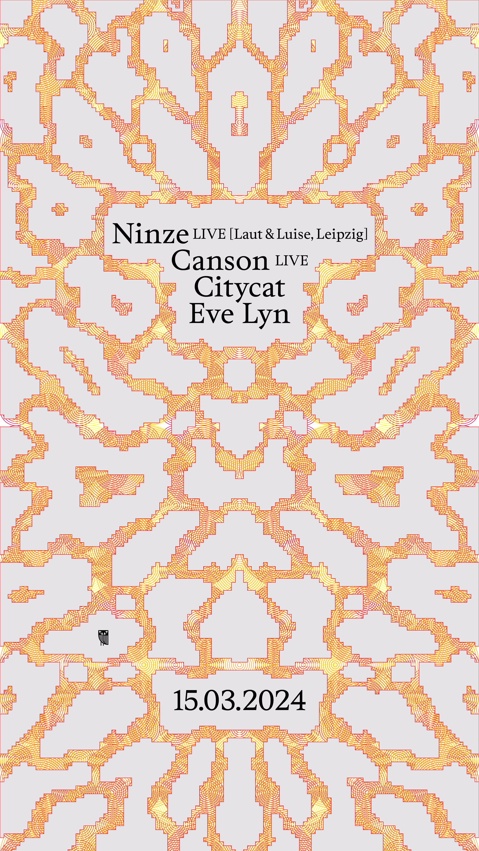Ninze ᴸᴵᵛᴱ • Canson ᴸᴵᵛᴱ • Citycat • Eve Lyn - フライヤー表