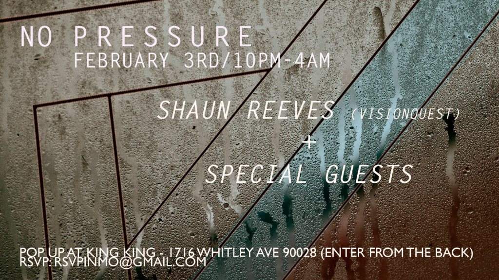 Tonight: Shaun Reeves - All Night Long Pop Up Event at King King Club ...