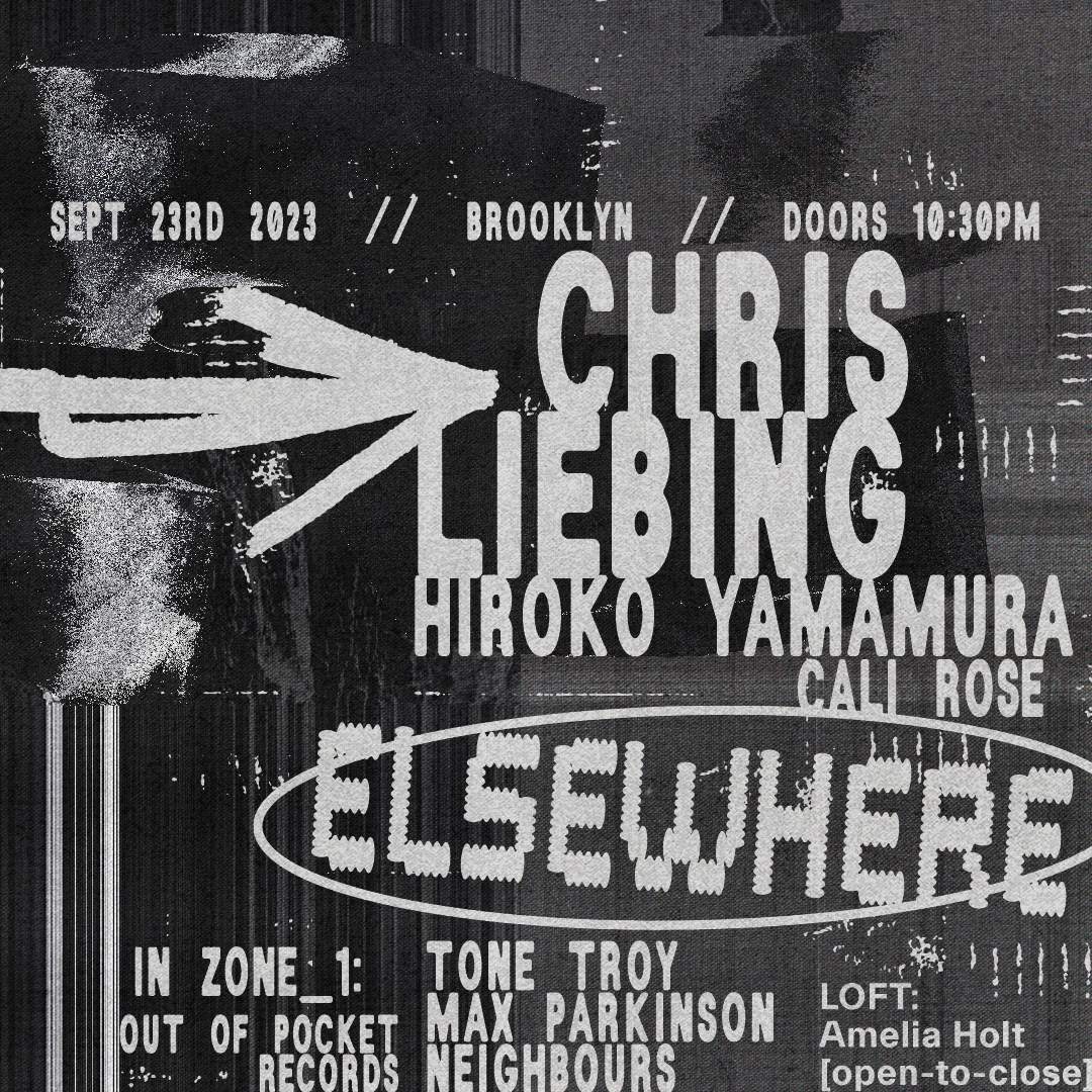 Chris Liebing, Hiroko Yamamura, Cali Rose, Out Of Pocket Records + more - Página frontal