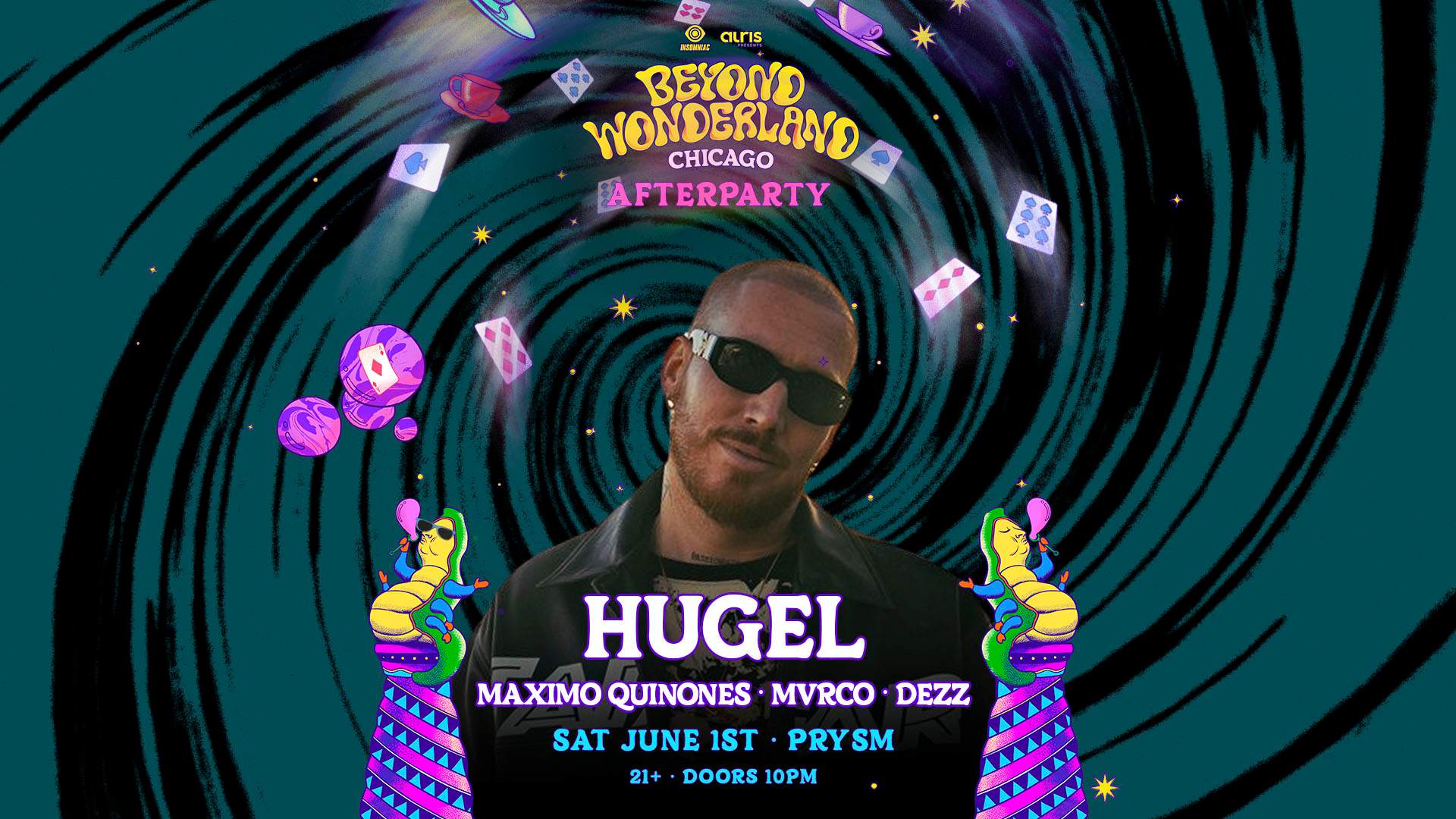 Official Beyond Wonderland Chicago Afterparty: Hugel - フライヤー表