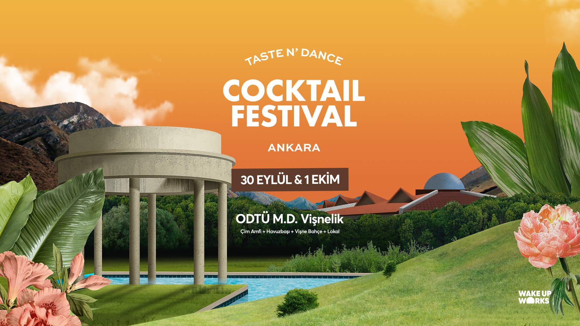 Taste & Dance & Cocktail Festival - フライヤー表
