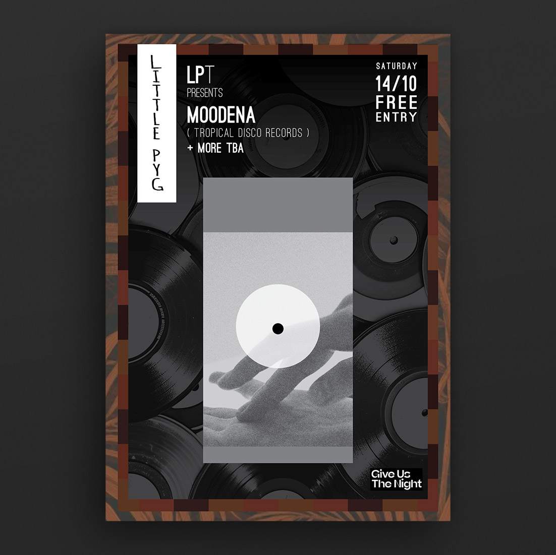 LPT presents Moodena [Tropical Disco Records] - フライヤー表