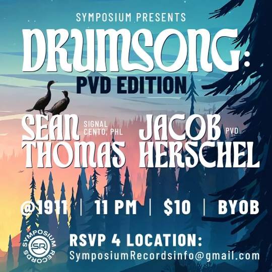 Drumsong: PVD Edition - フライヤー表