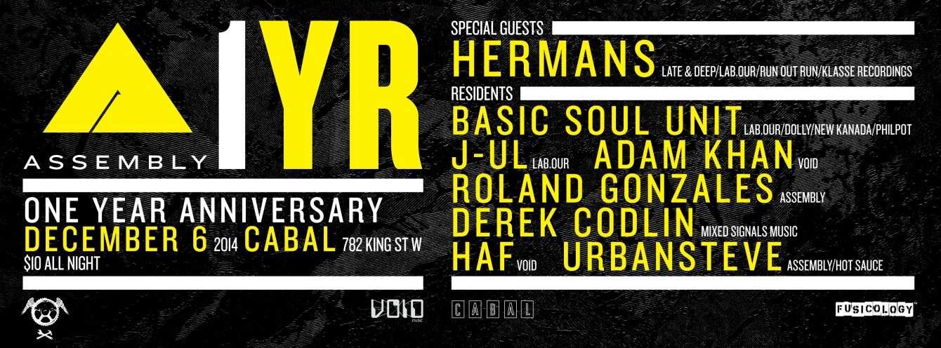 Assembly 1 Year Anniversary Feat. Hermans - Página frontal