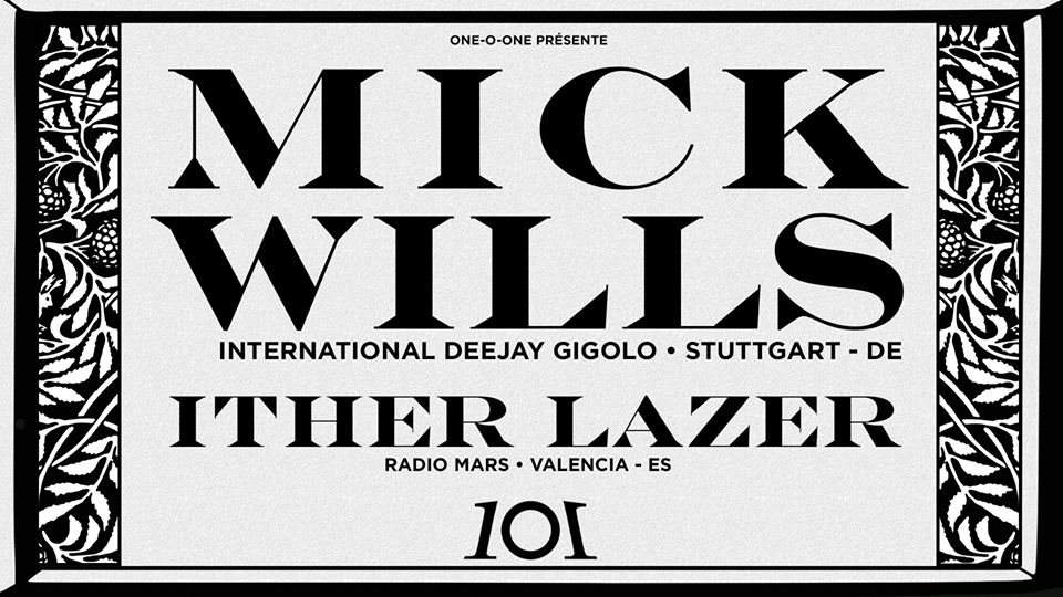 Mick Wills & Ither Lazer at 1O1 - Página frontal