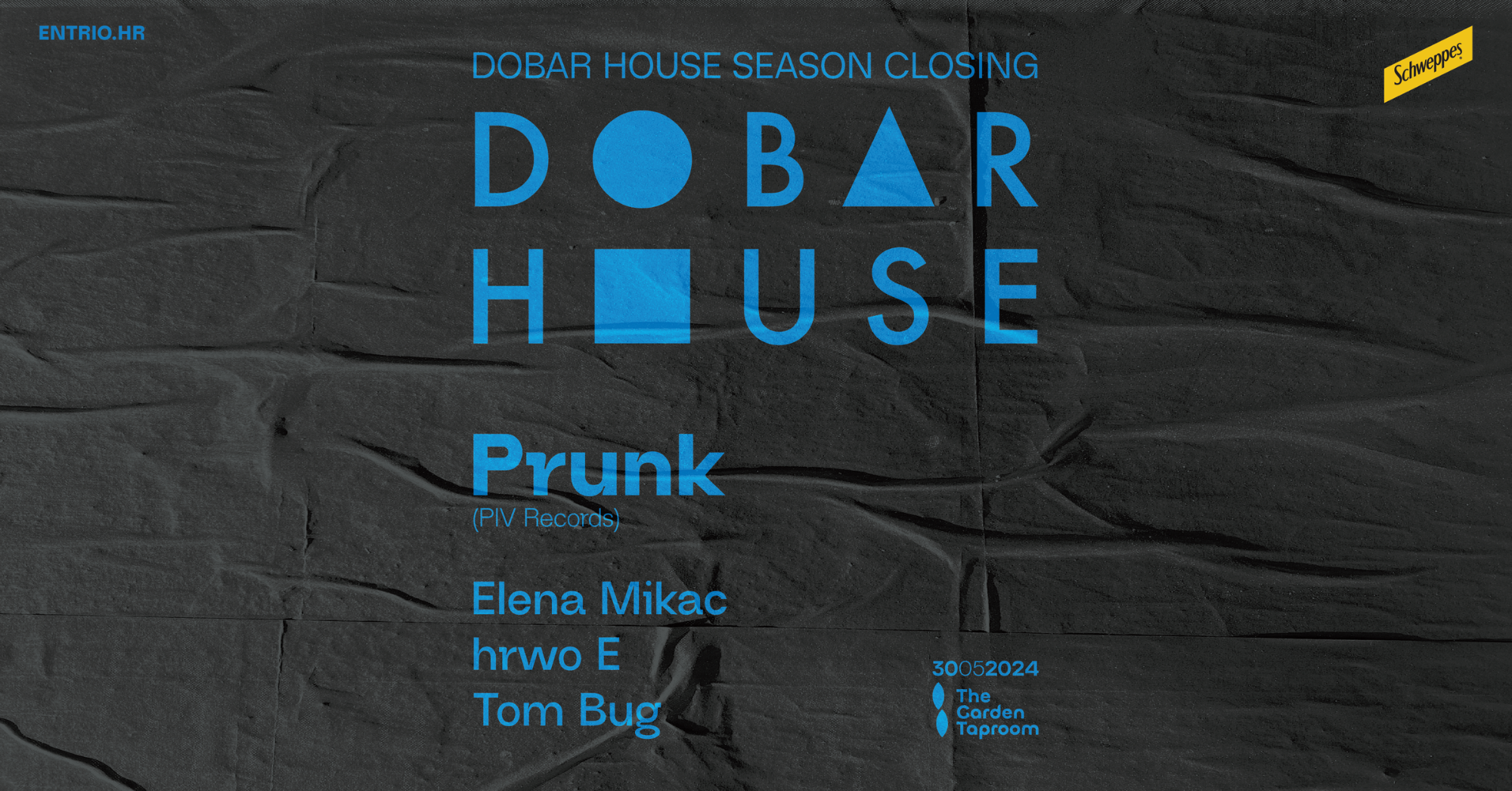 Dobar House Zagreb Season Closing with Prunk (PIV Records) - Página trasera