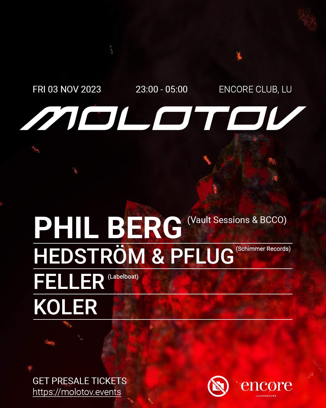 Molotov with Phil Berg (Vault Sessons & BCCO) - Página frontal