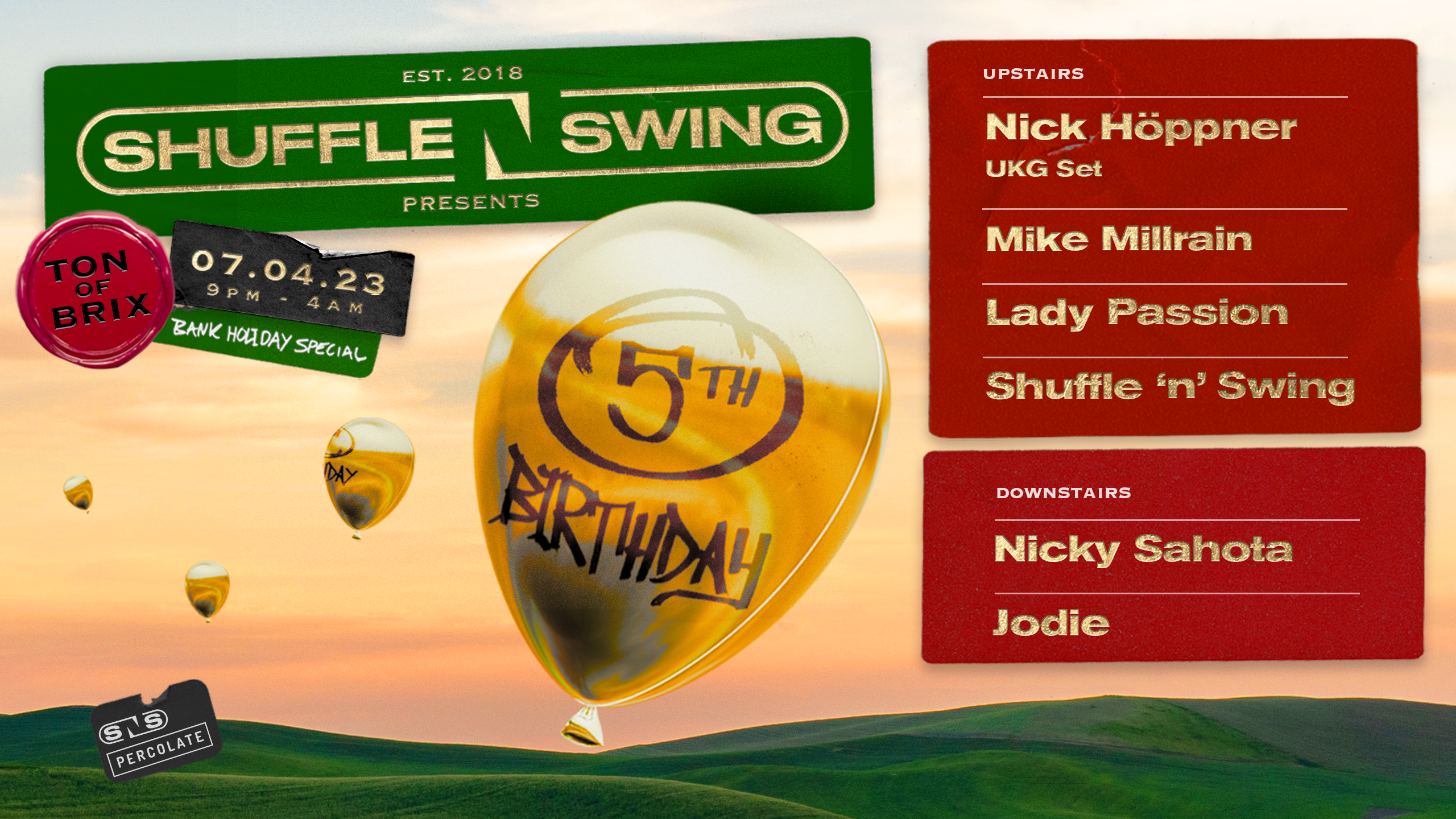 Shuffle 'n' Swing 5th Birthday: Nick Höppner (UKG SET) + more - Página frontal