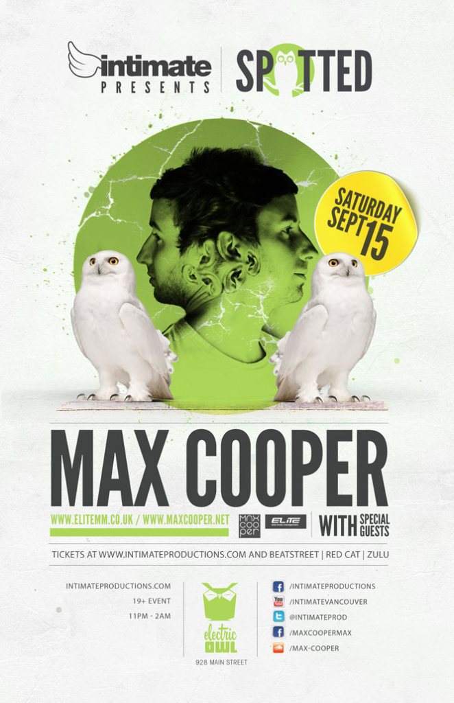 Spotted Saturdays with Max Cooper - Página frontal