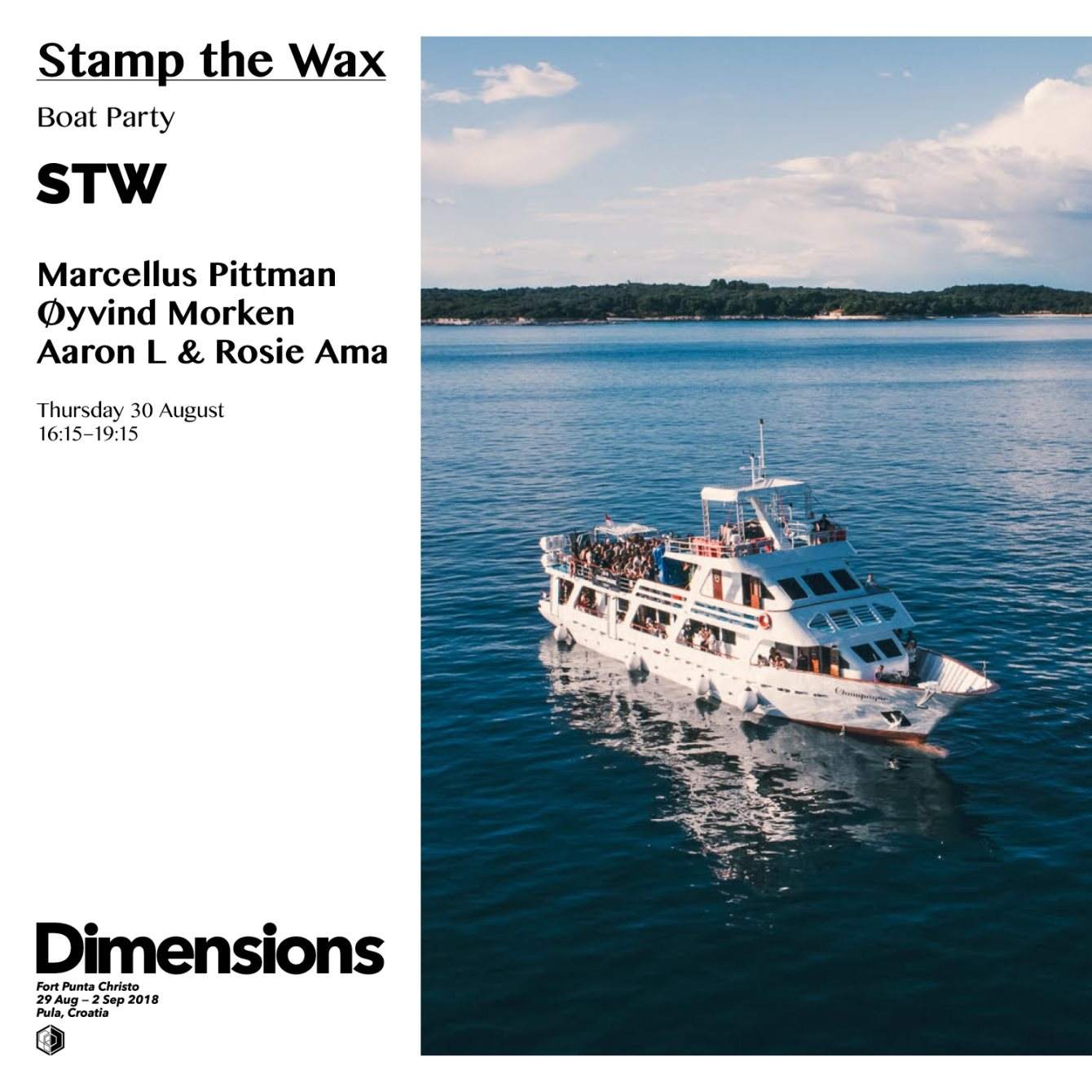 Stamp The Wax : Marcellus Pittman, Oyvind Morken, Aaron L & Rosie Ama - Página frontal