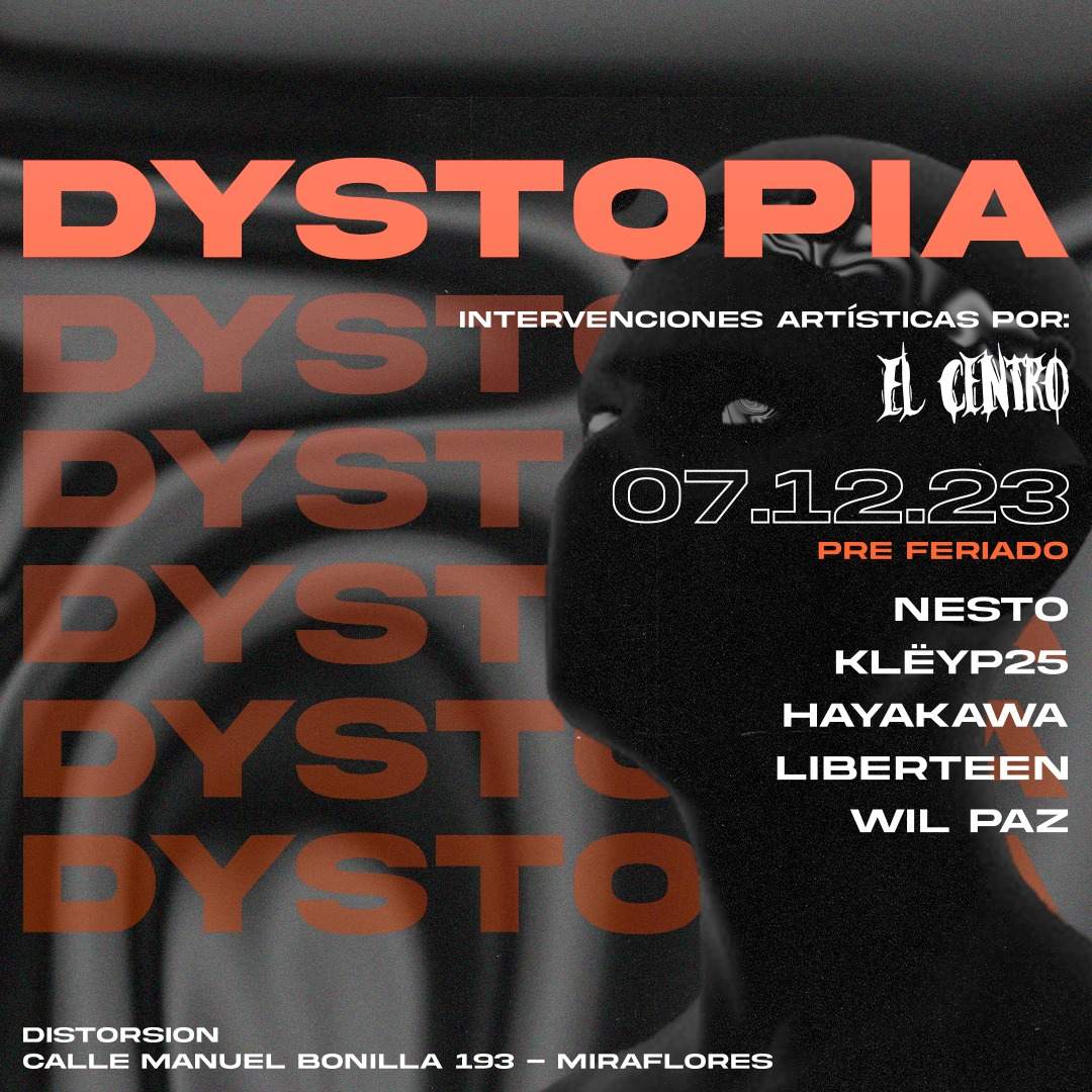 Dystopia pre-feriado (Miraflores) - フライヤー表