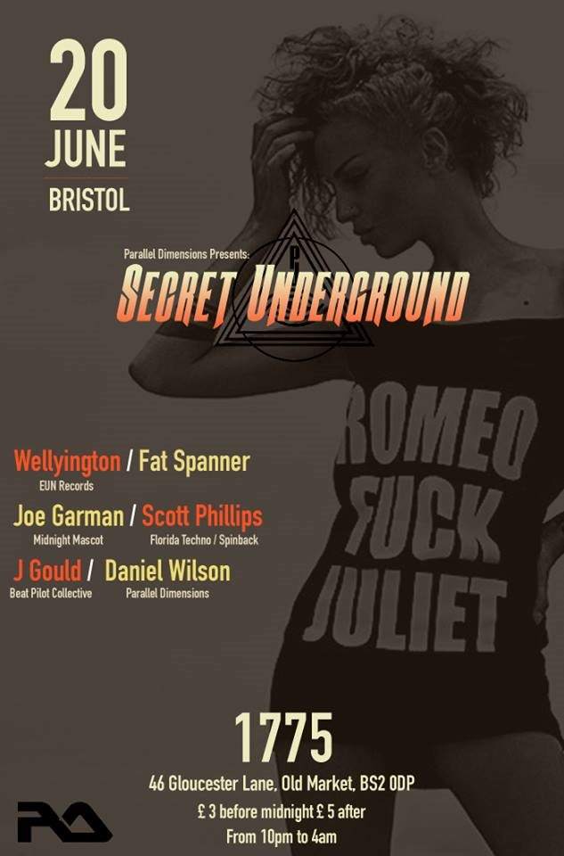 Secret Underground - Página frontal