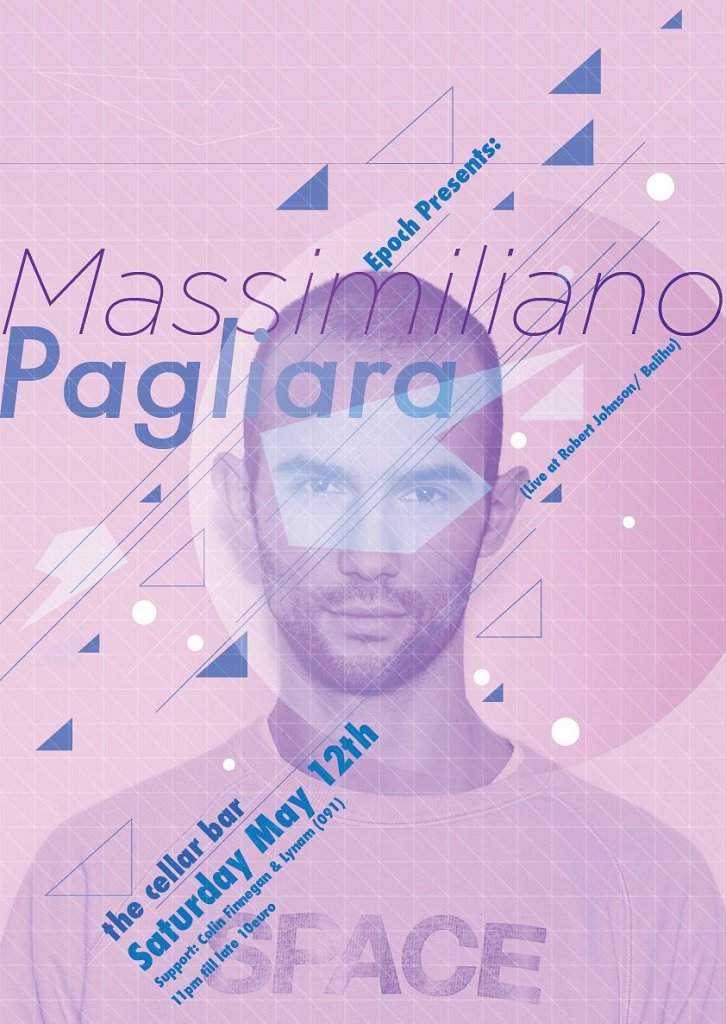 Epoch presents Massimiliano Pagliara - Flyer front