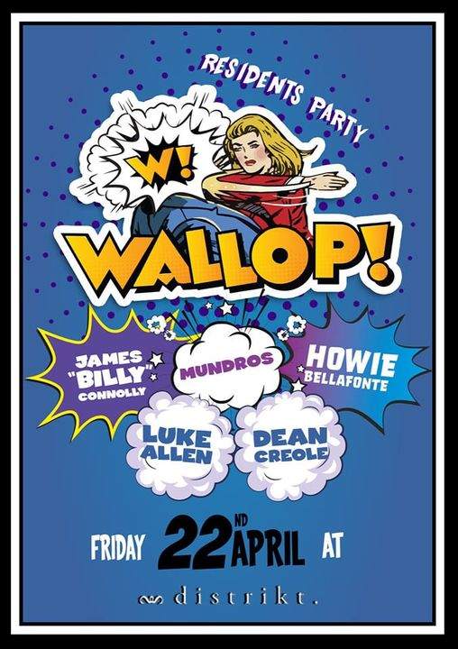 Wallop! Residents Party - フライヤー裏