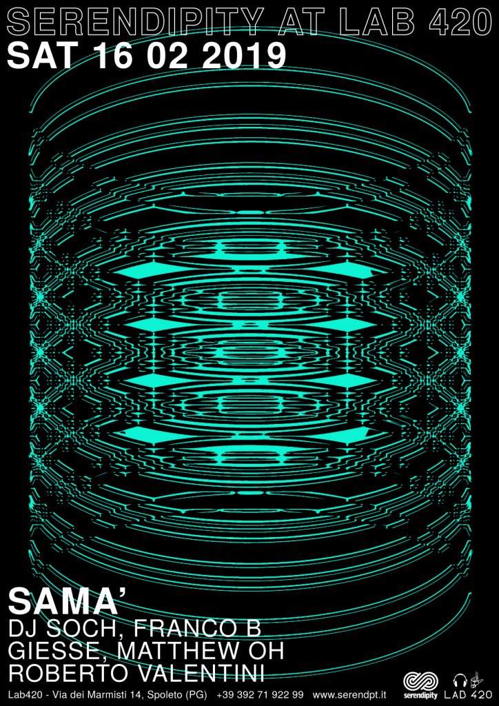 Serendipity presents Sama' - Página frontal