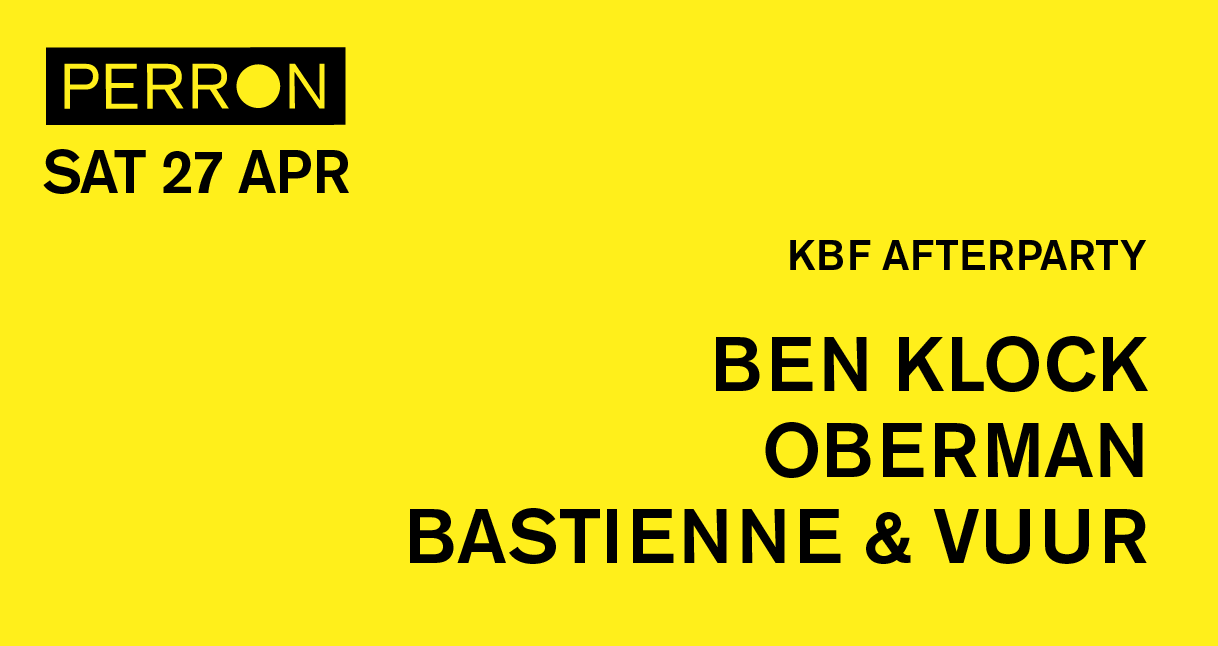 KBF After: Ben Klock, Oberman, Bastienne & Vuur - フライヤー表