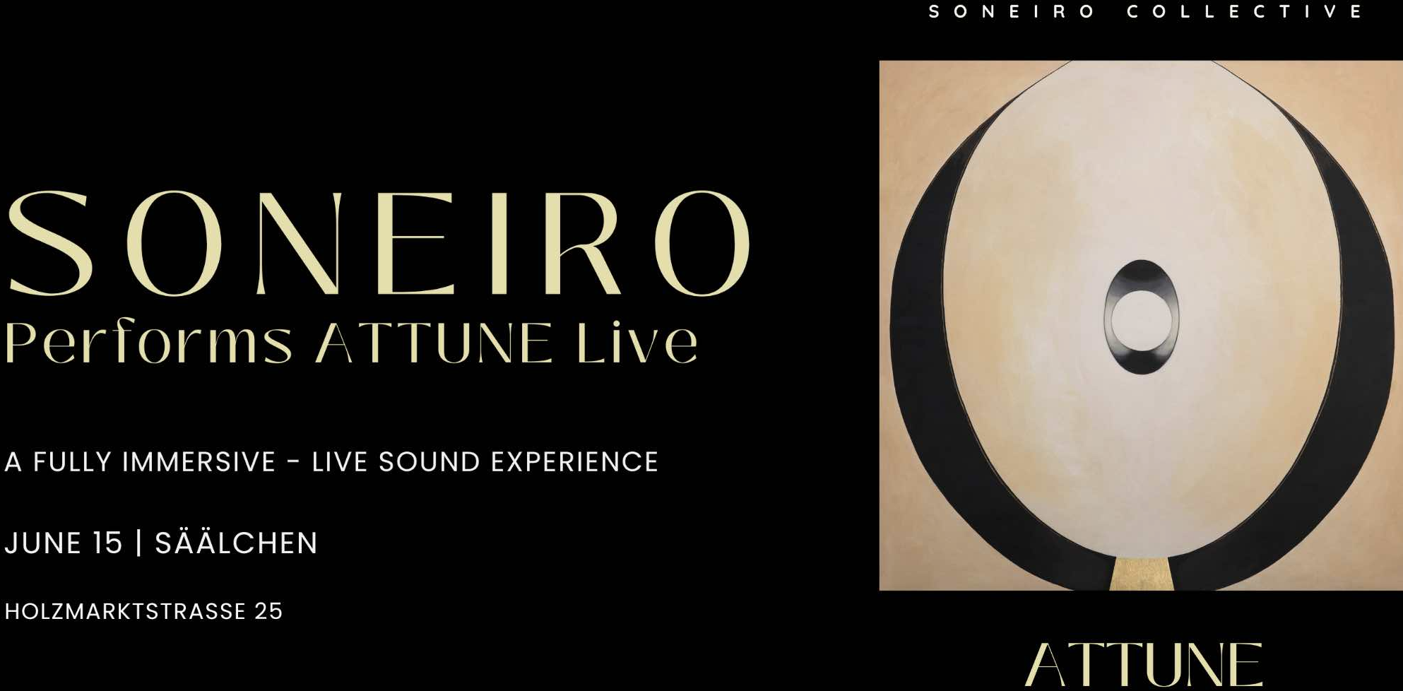 Soneiro Collective present: ATTUNE Album Release Live Showcase - フライヤー表